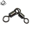 Rolling triangle joint rolling swivels for fishing swivel