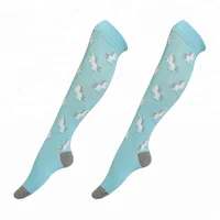 

colorful animal knee high cozy socks