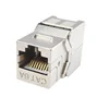 Stock Available Metal Shielded 90 Degree RJ45 Punch Down 8P8C Cat6a Modular Plug