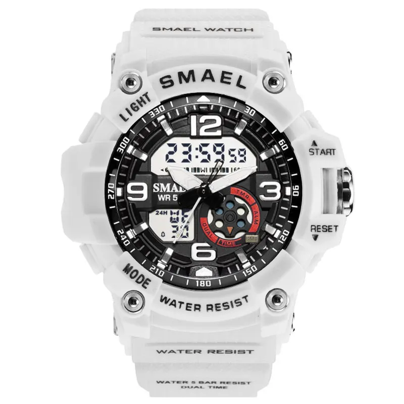 

2018 SMAEL 1808 New Design Fashion Quartz Electronic Wristwatches watch Sports Smart Watch Unsex, 11 colors