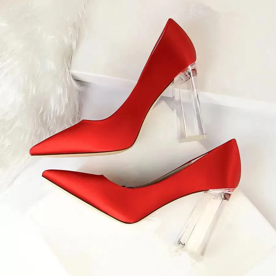 

Plus size shoes 2019 newest designs high heels party shoes plus size made in china, As pictures