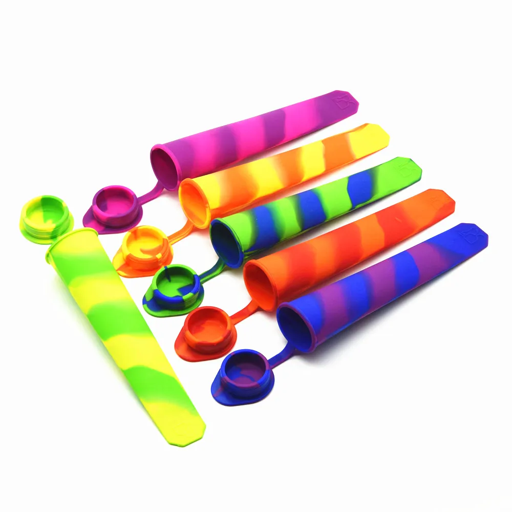 

Amazon Popular Ice Cream Mold Custom Popsicle Silicone Molds, 6 color