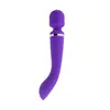 double motor magic bend handle wand massager back massage vibrator