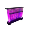 Customise Water Bubble Feature Panel used as LED Bar Table