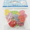 Fashion bags wood buttons fixed color simple love shape wood buttons for children /