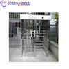 Public station pedestrian turnstyle door access control turnstile with software