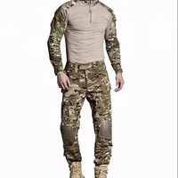 

custom military tactical combat army paintball multicam knee elbew pads bdu pants shirt uniforms camouflage uniform clothes acu