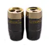 YIVIO LITON DIY HIFI System Solid Steel Speaker Video Audio Cable Wire Pants Boots coaxial y splitter