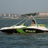 Family entertainment small boat with shallow draft and high speed