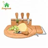 slate and slide out organic 100% natural healthy and natural crushed bamboo cheese chopping cutting board with stand knife