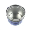Wholesale Metal Round Xmas Candle / tea / Gift Tin With PVC Clear Window Lid