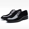 Large size Tip laces Business Men Shoes Increased Height Breathable Mens Dresses Leather Shoes