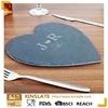 Hot sale house tableware natural edge Heart Slate cheese Plate