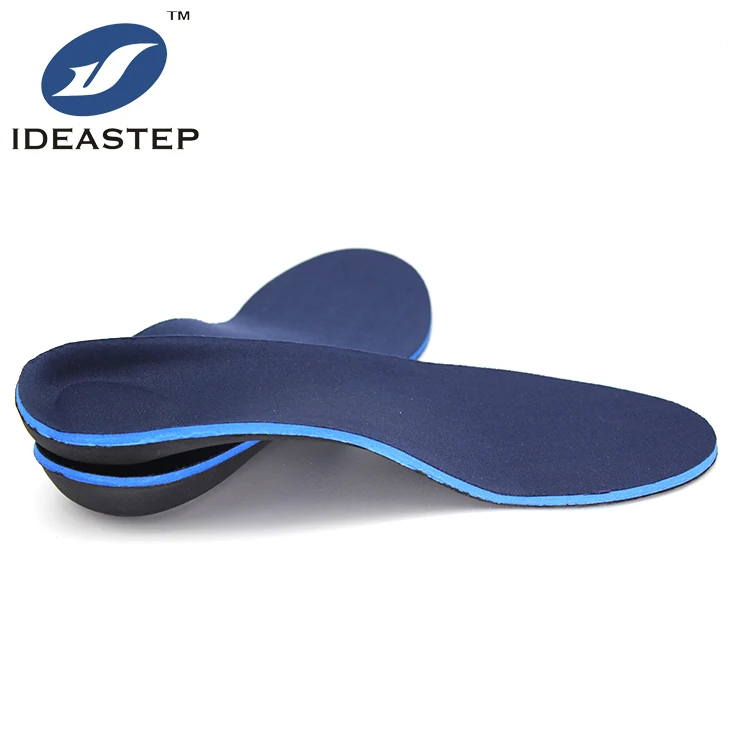 

Ideastep factory price arch support orthopedic plantar fasciities insoles foot care products to correct overpronation, Blue + black