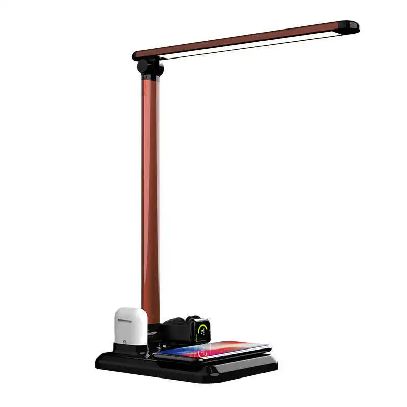 

2019 Multifunctional 4 in 1 Led desk lamp with wireless charger for all QI-Enabled devices, N/a