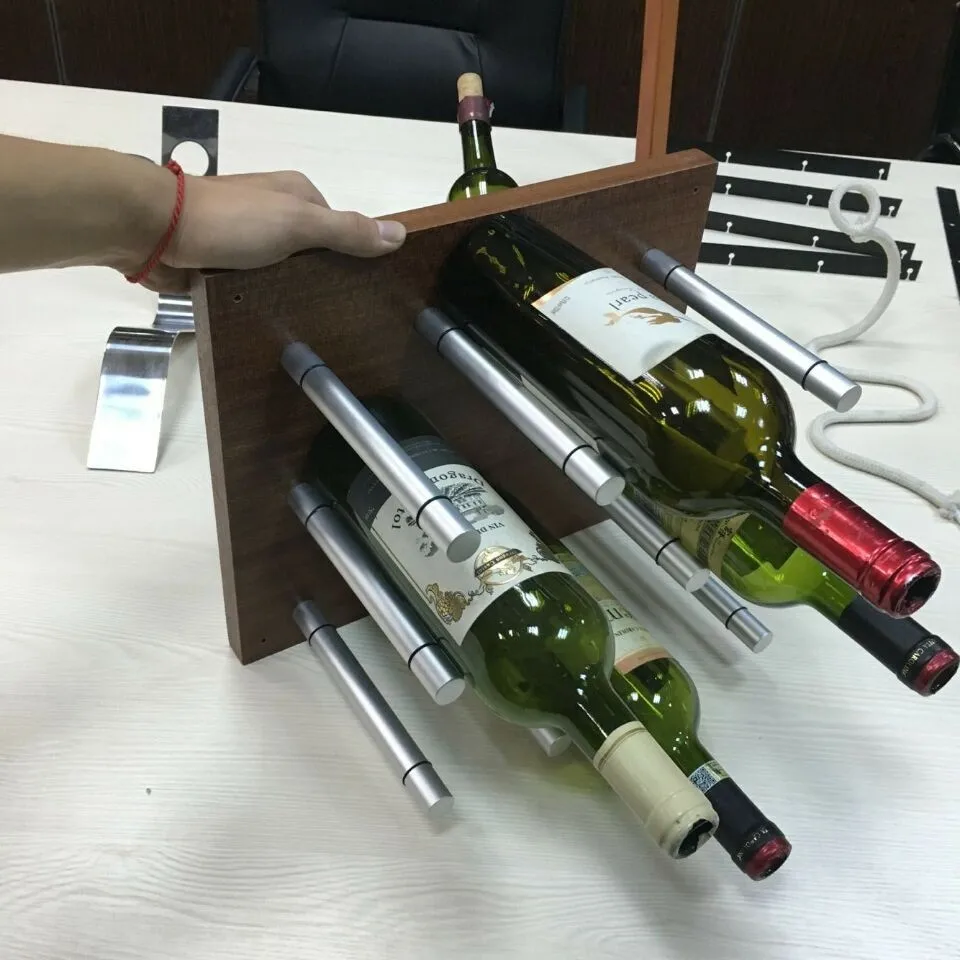 Wholesale High Quality Wall Mounted Wine Rack Pegs Aluminium Wine Pegs
