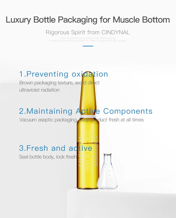 Cindynal Wholesale Potent Anti Wrinkle Anti Aging Hyaluronic Acid