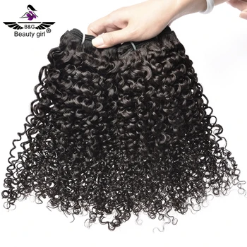 High Quality 100 Machine Weft Hair Virgin Mongolian Kinky Curly