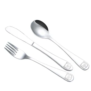 High quality baby kids stainless steel cutlery sets,children cutlery set