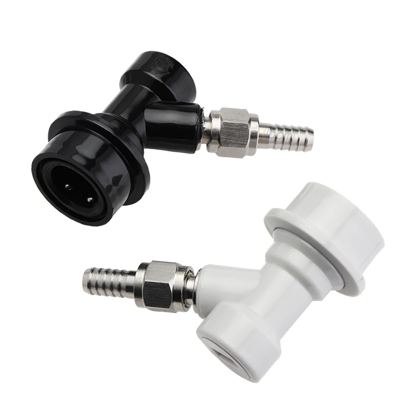 Thread Liquid Ball Lock Keg Fittings With Stainless Steel 5/16'' Barb