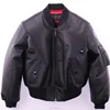 MA-1 AF flight jacket US Army Military Pilot cowhide usaf air hip hop motorcycle of environmental protection leather Men's WOMen
