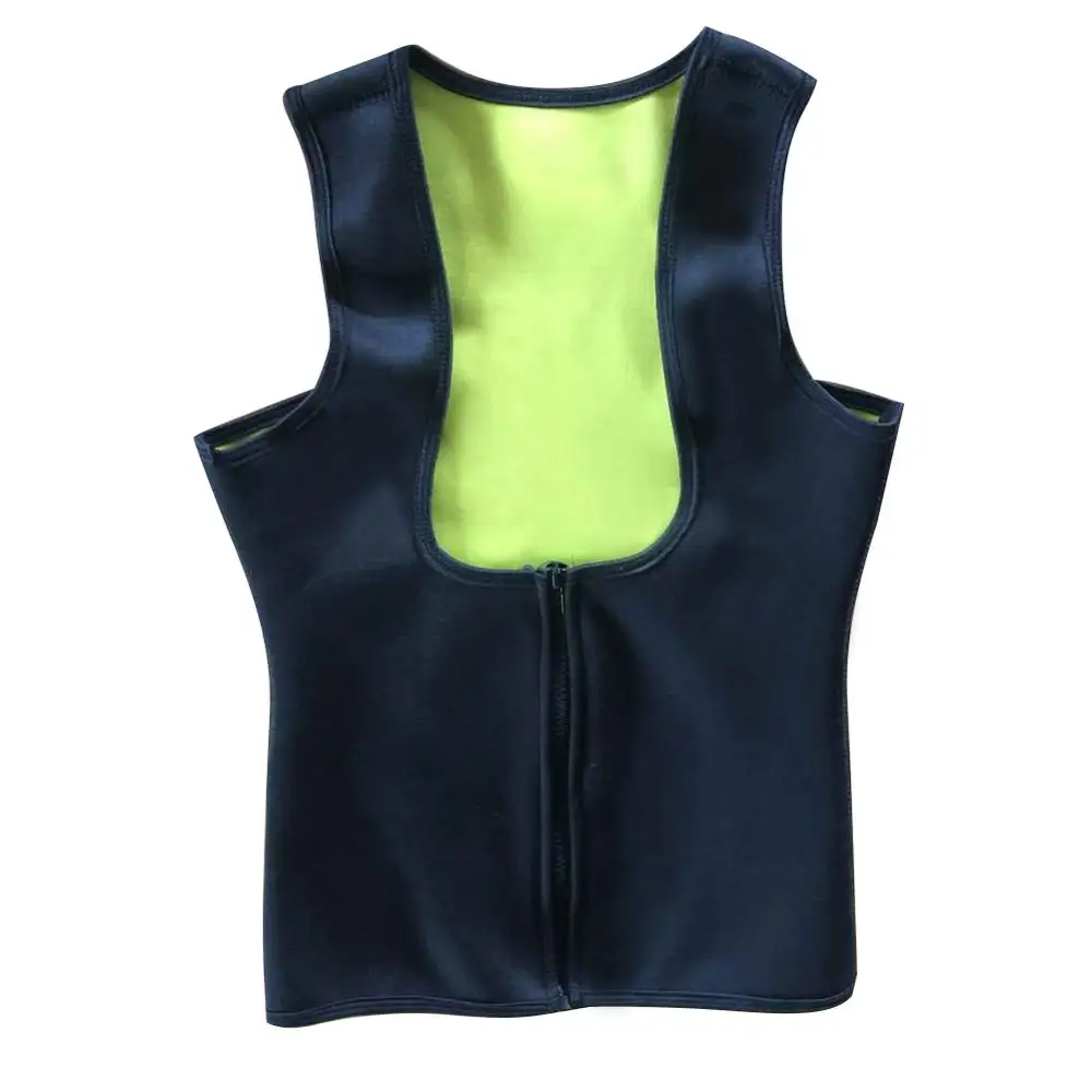 

Belly Belt Sauna Vest Neoprene Body Shaper Sweat Zipper Corset Waist Trainers, As show corset waist trainers