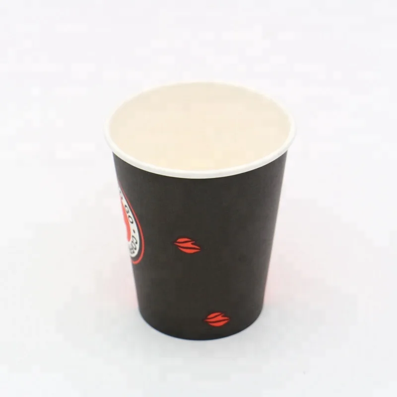 
factory price pe coated disposable single wall paper cup 8oz coffee cup 