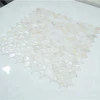 real natural river varicolored shell mosaic for bathroom wall decoration