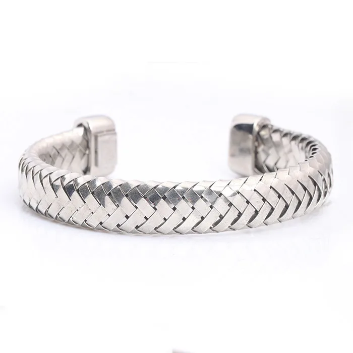 Solid Silver Jamaica Bangle Bracelets,Men 925 Silver Bangle Bracelet ...