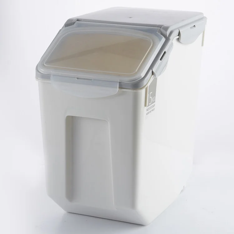 

rice box dispenser cereal plastic pet food storage containers set, Blue,green,white,pink,red