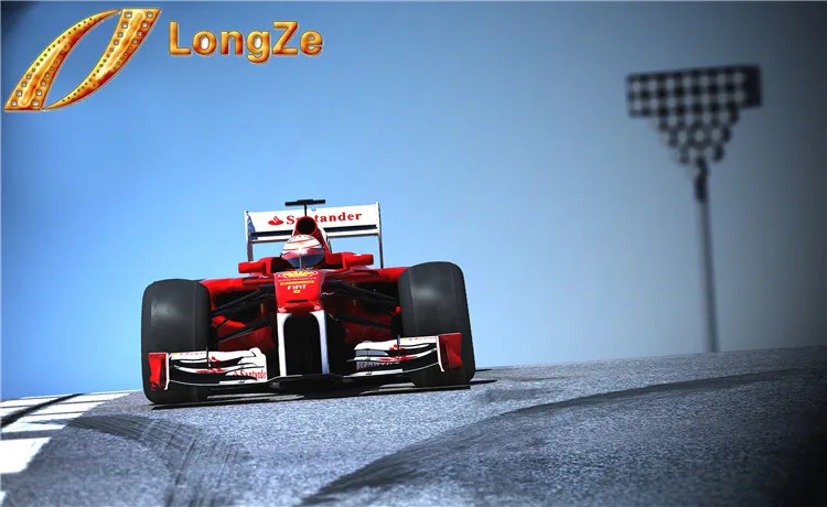2018 Earn money Longze Factory Direct Price Exciting 360 Degree Electronic VR Car Driving Racing Games Simulator
