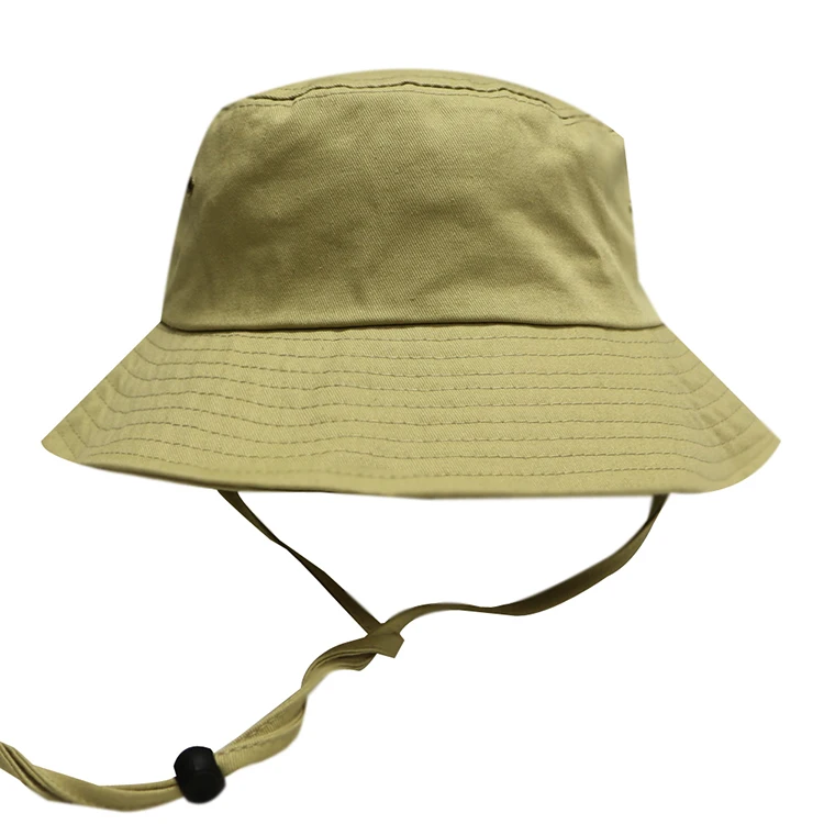 Small Order Custom Plain Bucket Hat With String - Buy Plain Bucket Hat ...