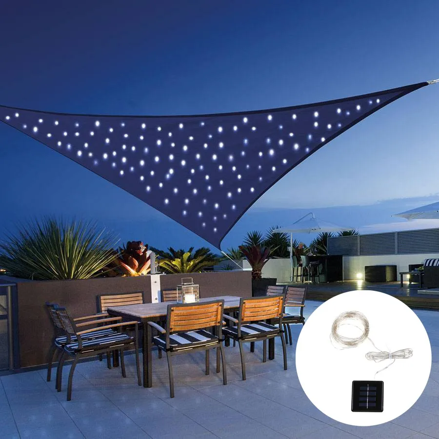 Patented Solar Light System Starry Sky Sail Led Shade Waterproof Wind