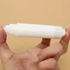 2015 New White Plastic Replacement Toilet Roll Holder Roller Spindle Spring Loaded Insert Paper Core Pipes PE
