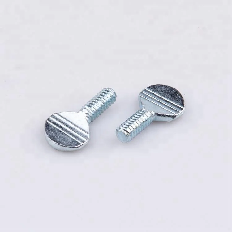 
Customized Screws SS304 Stainless Steel Round Head Regular Thumb Screw 