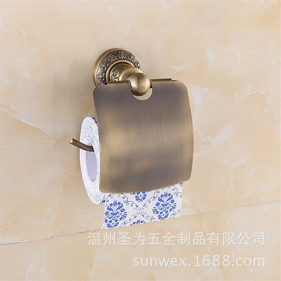 LAONA European style antique bronze carving, zinc alloy bathroom fittings, towel bar, toilet paper rack,Toilet paper holder