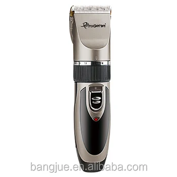 Professional Two Batteries Ceramic Blade Hair Clipper For Men