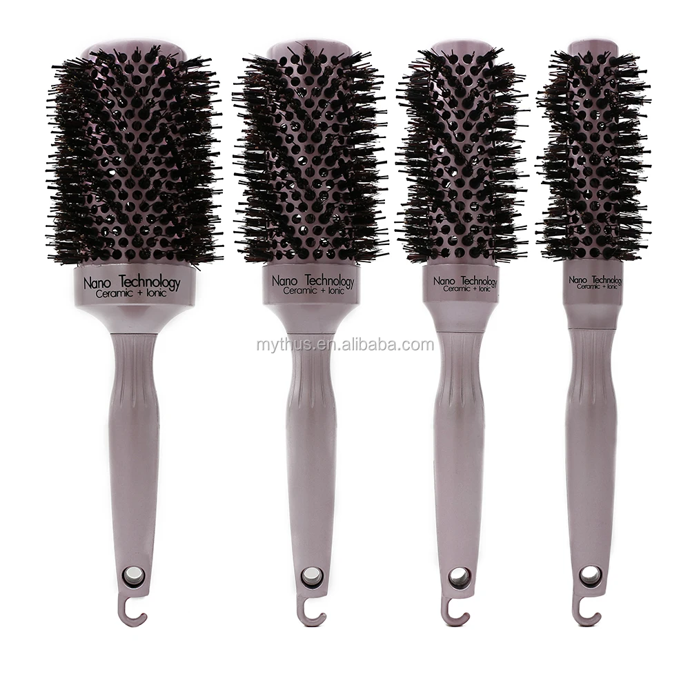 Newest Professional Salon Long Curly Hair Styling Brush Twill Boar