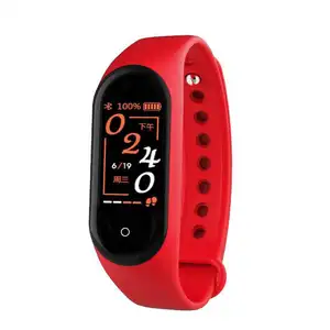 Waterproof M4 Smart Band Heart Rate & Blood Pressure Monitor