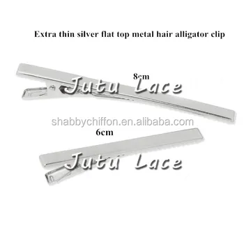 Alibaba Best Seller Cheap Price Handmade Hair Clips Silver Metal