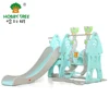 New Forest Theme Indoor Plastic Slide and Swing for Children
