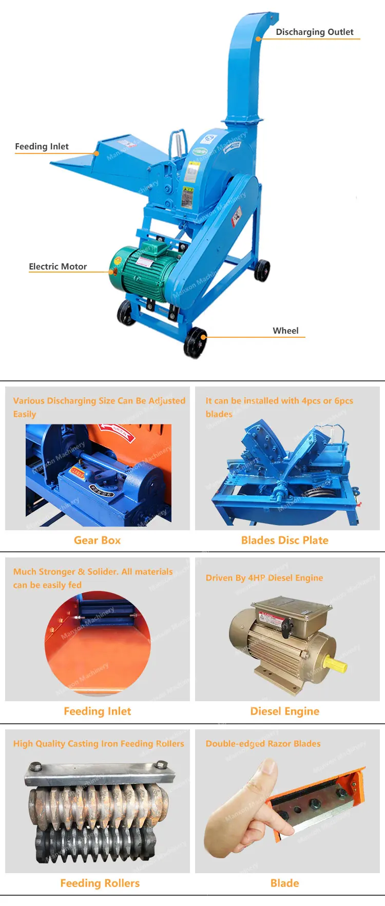 Small Model 9zp2.5 Chaff Cutter Machine In Pakistan Most Suitable For