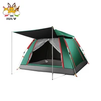 

Black Coated 2 Person Hiking Outdoor Easy Carry Family 2 Man Camping Tent with Mosquito Screen Door and Window 7.9 ft Sale