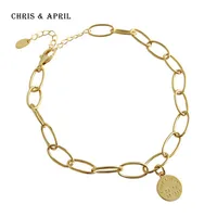 

In Stock 925 Gold Plated Vermeil Anklet