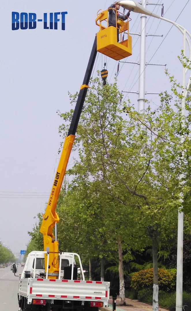 Truck Mounted Street Light Crane Buy Street Light Crane,Truck Mounted