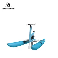 

Single Seat Inflatable Amusement Park Blue Water Pedal Bike Bicycle for Sale