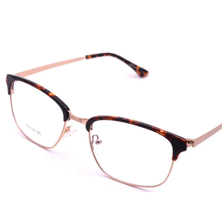Wholesale Clear Handmade Custom Fashion Oblate Glasses Frame Naked 