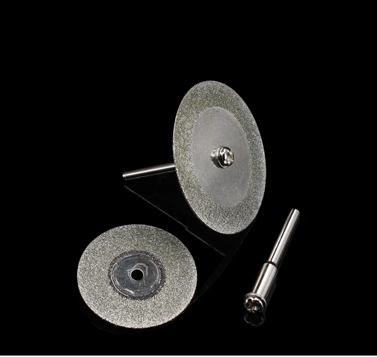 Diamond Cutting Wheel 10pcs with Mandrel (3mm) 2pcs For Dremel Rotary Tool