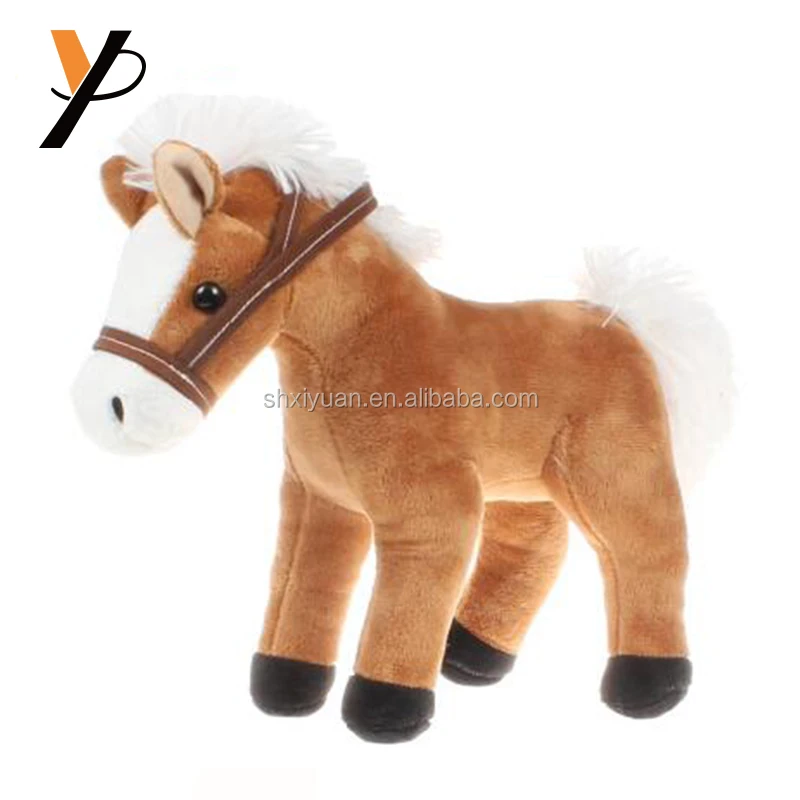 standing plush horse