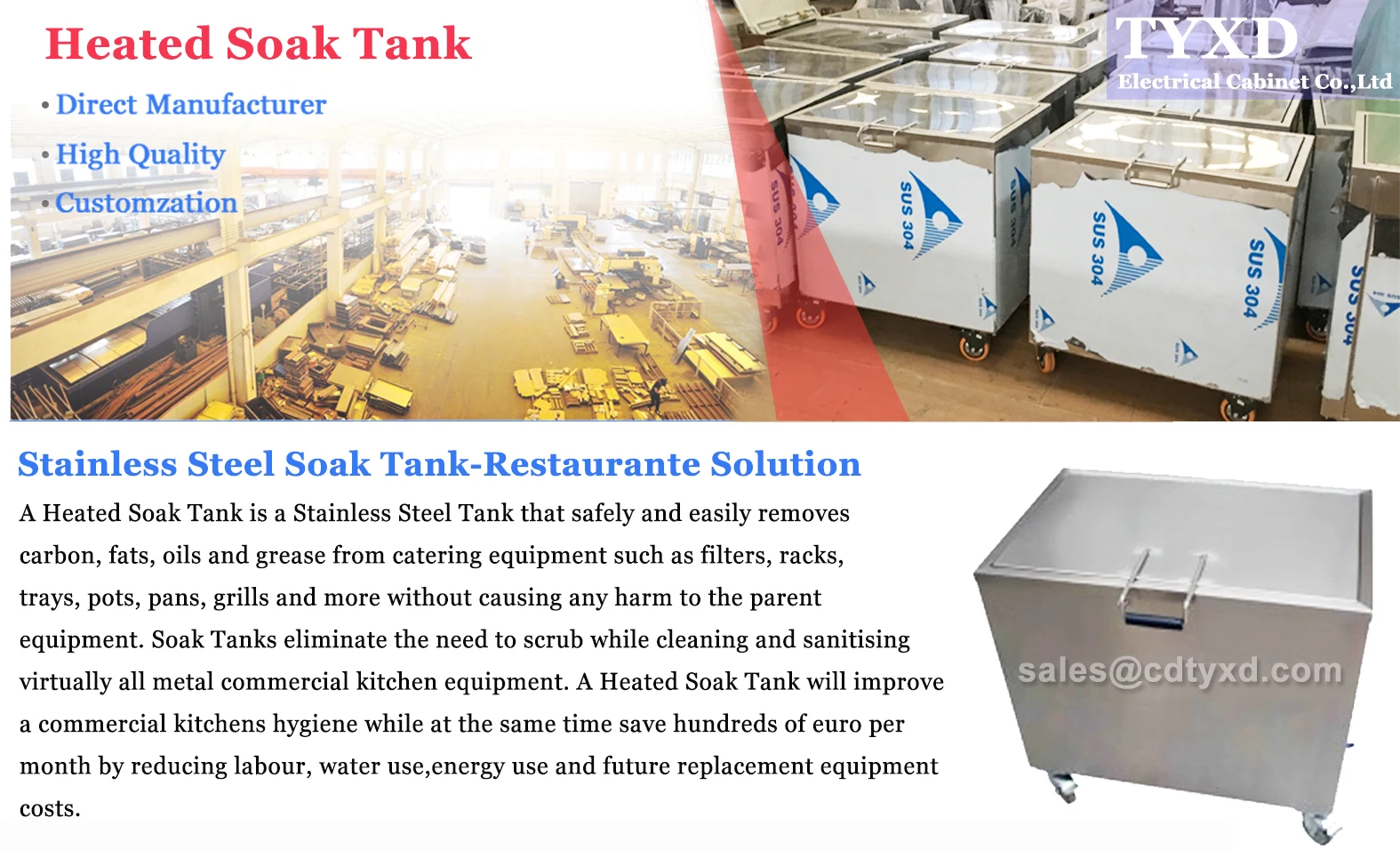 stainless steel tank ultrasonic cleaning equipment